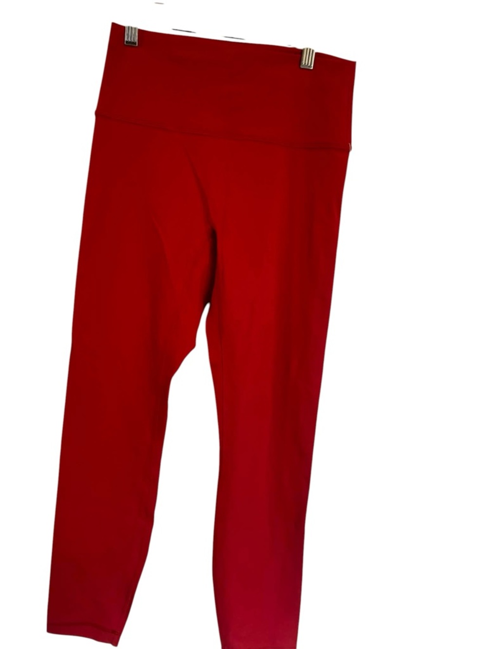 43. NWT Lululemon Wunder train no line HR tights OXFORD RED Size 8